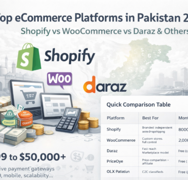 Top Ecommerce Platforms in Pakistan 2026 - progriso