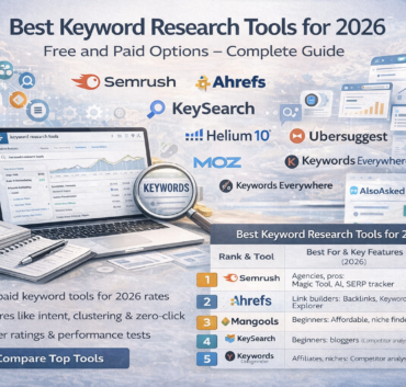 Best Keyword Research Tools 2026 Free and Paid Options – Complete Guide - progriso