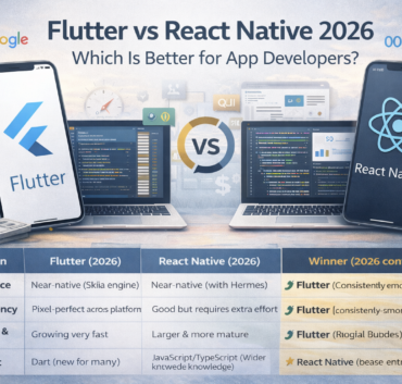 Flutter vs React Native 2026 Which Is Better for App Developers - progriso