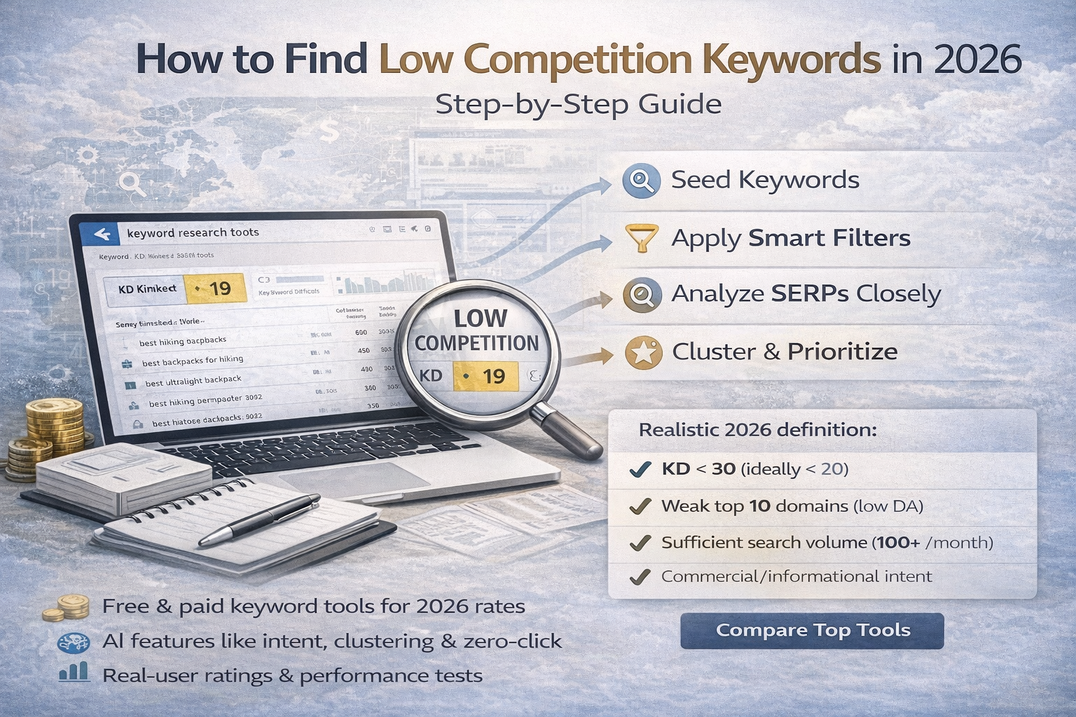 How to Find Low Competition Keywords 2026 Step-by-Step Guide - progriso