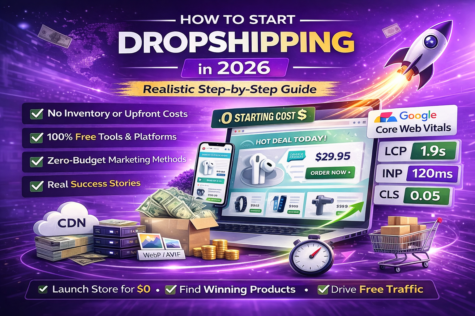 How to Start Dropshipping With No Money – Realistic Step-by-Step Guide - progriso